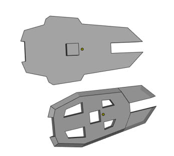 Square column structure image